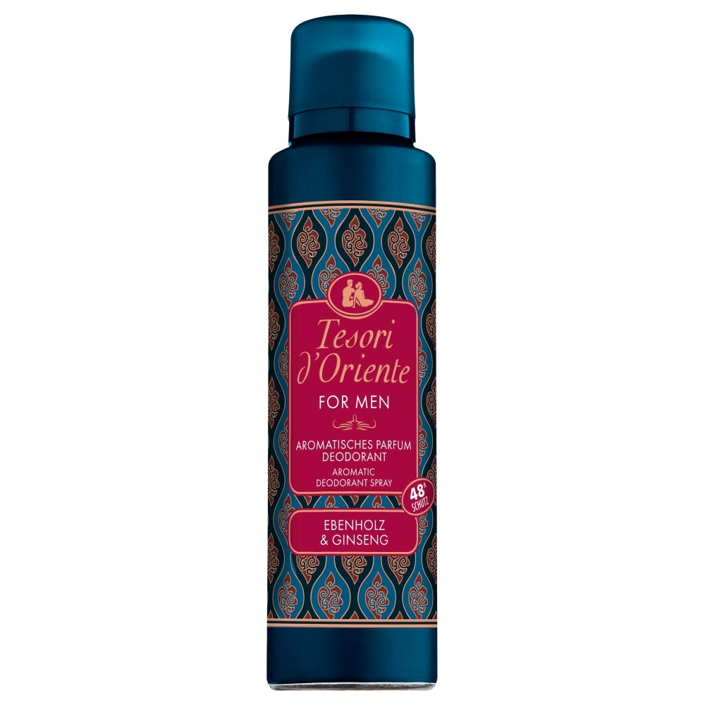 Tesori d'Oriente ParfumDeo MEN Ebony&Ginseng 150ml – HAGEL-SHOP