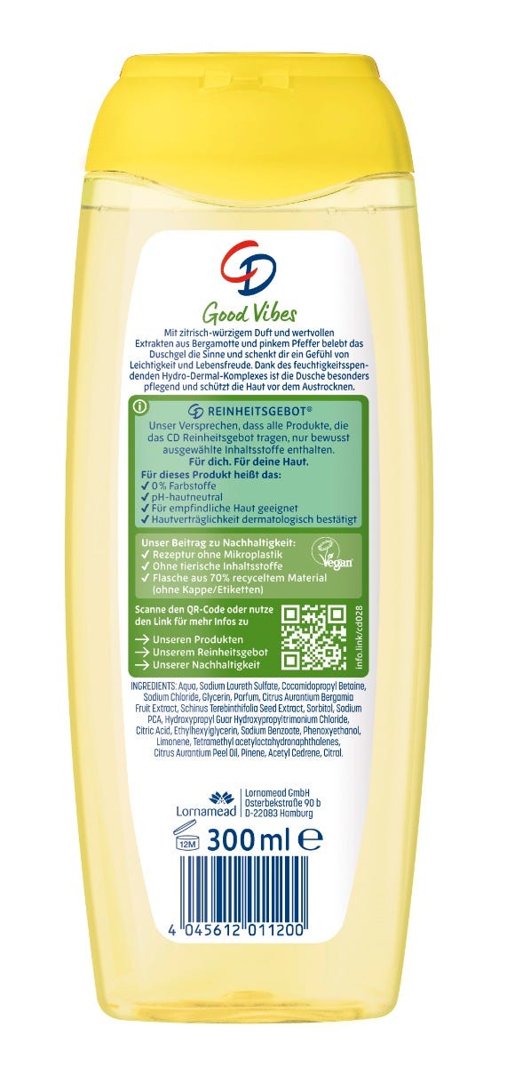 CD Dusche Good Vibes 300 ml