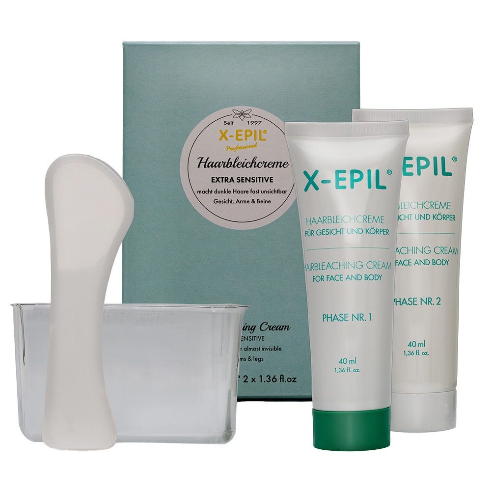X-EPIL Haarbleichcreme Extra Sensitiv 2 x 40 ml