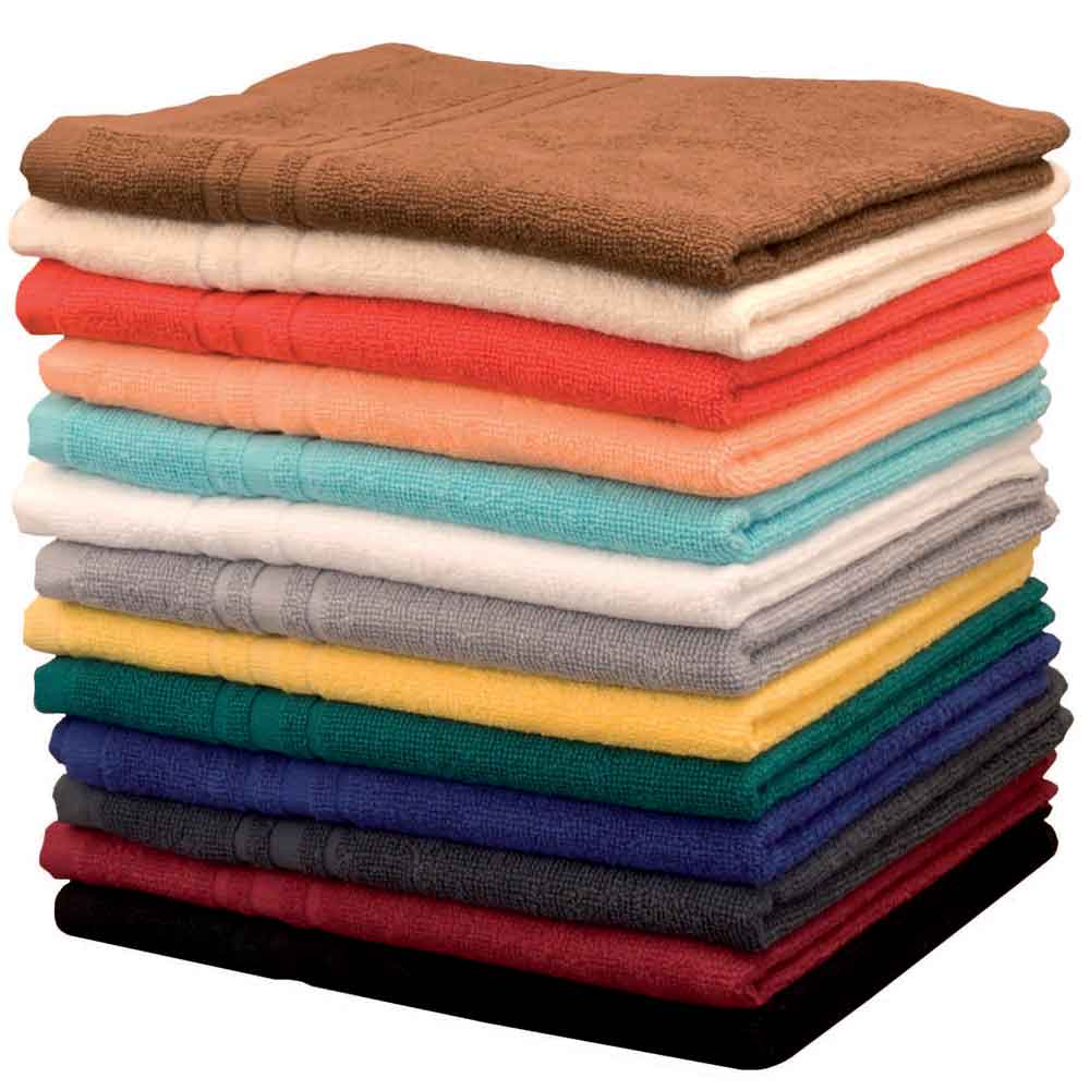 FineTex Pro ''Energie'' Energiesparhandtuch Schwarz 38 cm x 95 cm