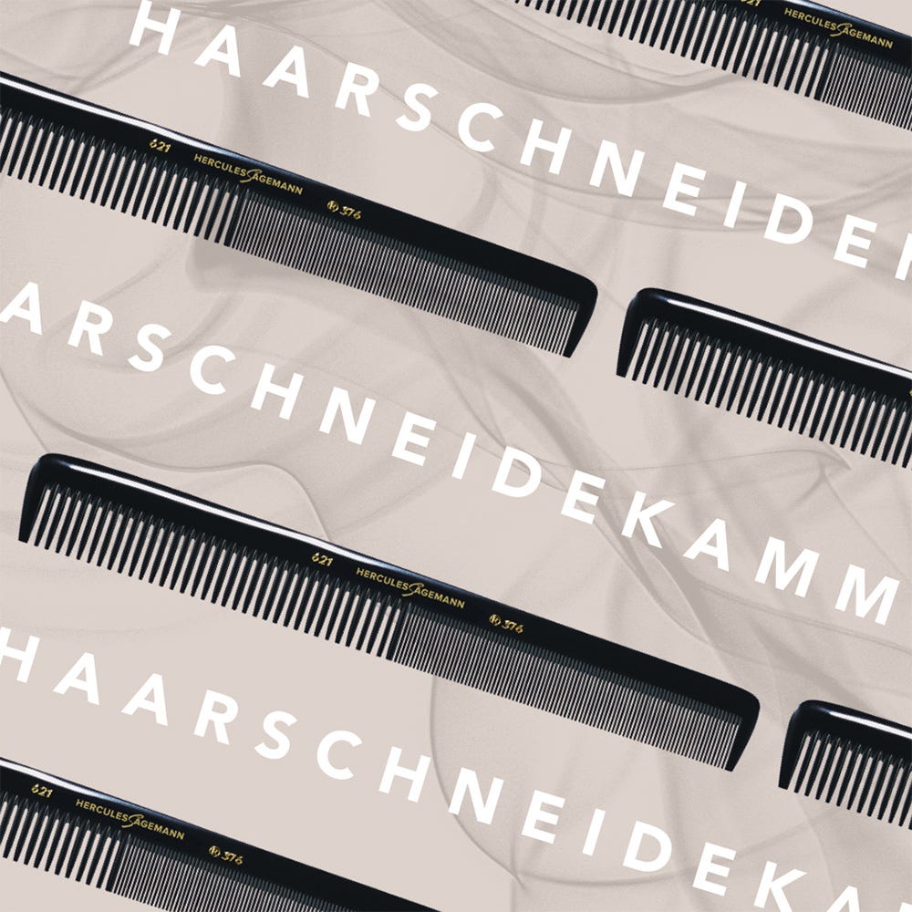 Hercules Sägemann Meisterkamm Cut 621-376, 7"
