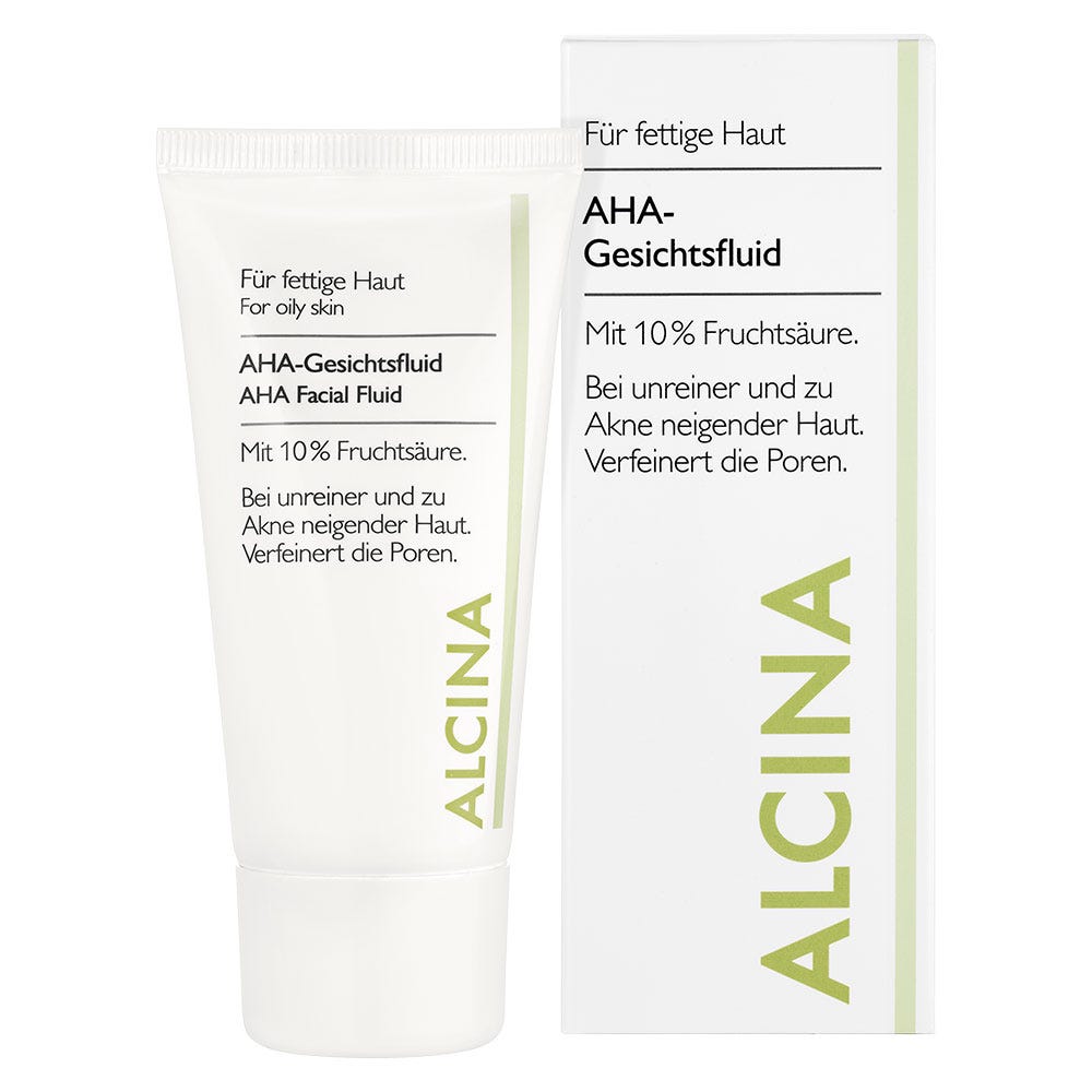 Alcina AHA-Fluid 10% für fettige bis Mischhaut