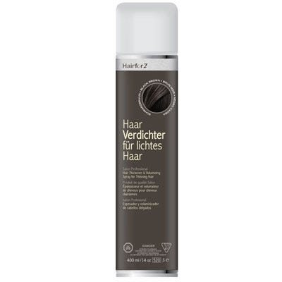 Hairfor2 Haarauffüller Schwarzbraun 400 ml