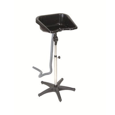 Efalock Mobiles Waschbecken flach schwarz