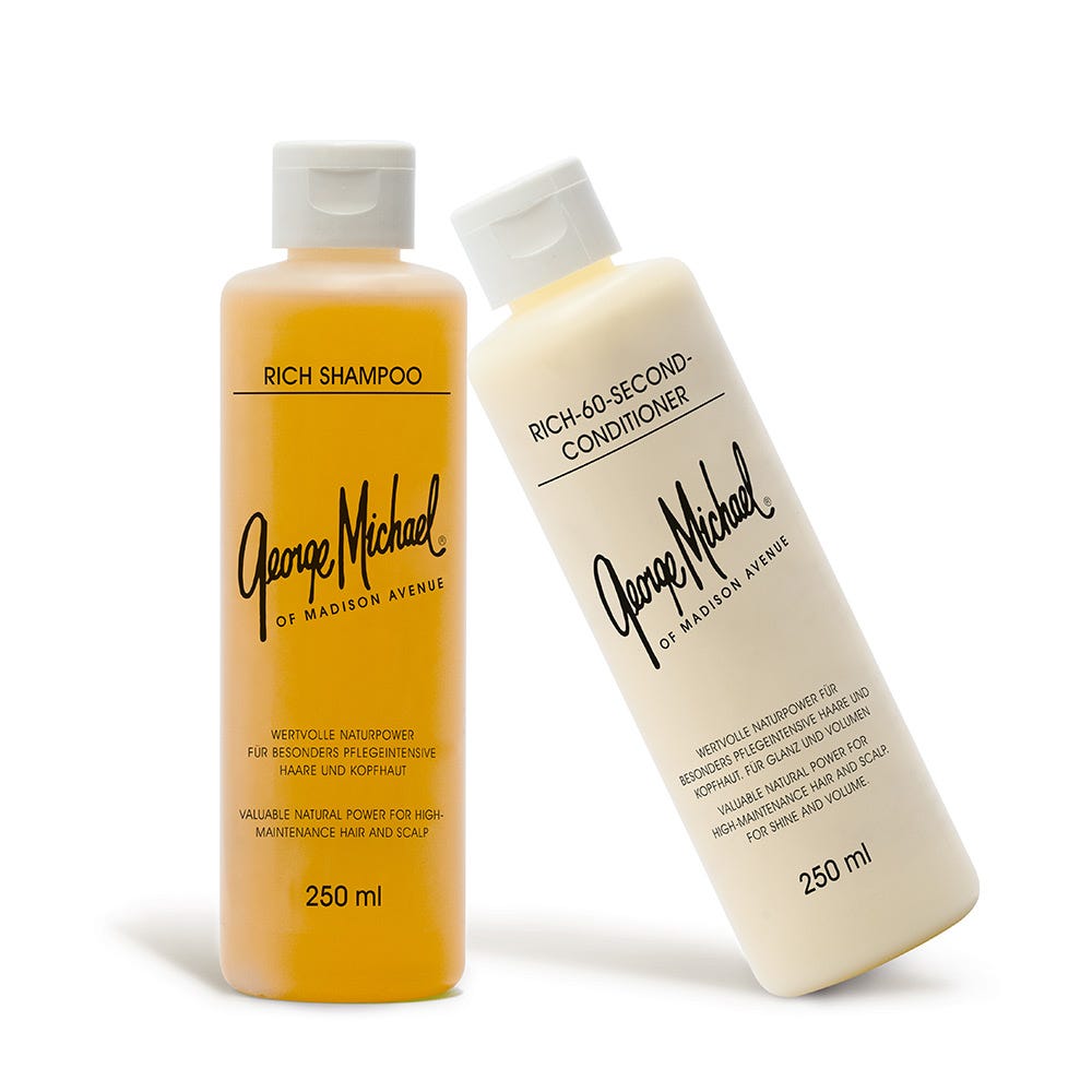 George Michael Shampoo und Conditioner