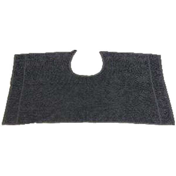 Beautytex Halsausschnitt-Handtuch Schwarz 50 x 90 cm