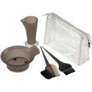 Comair Färbezubehör-Set Transparent-schwarz