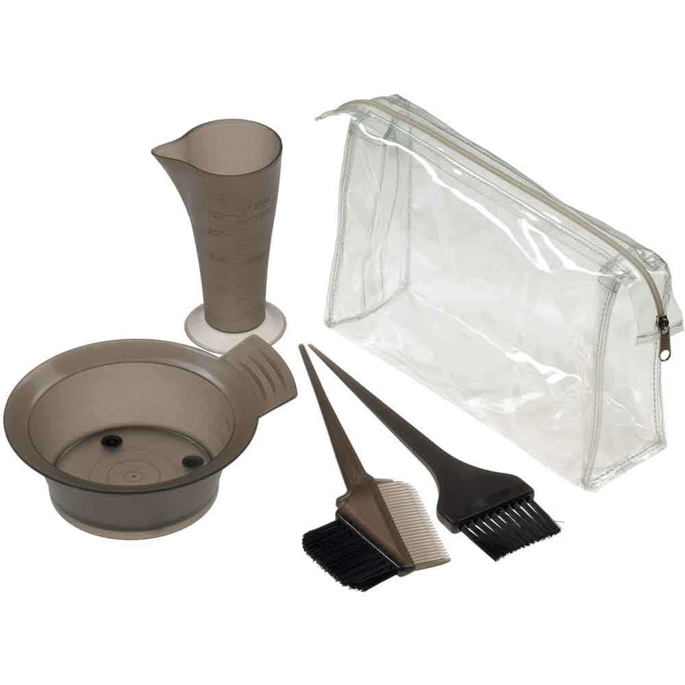 Comair Färbezubehör-Set Transparent-schwarz