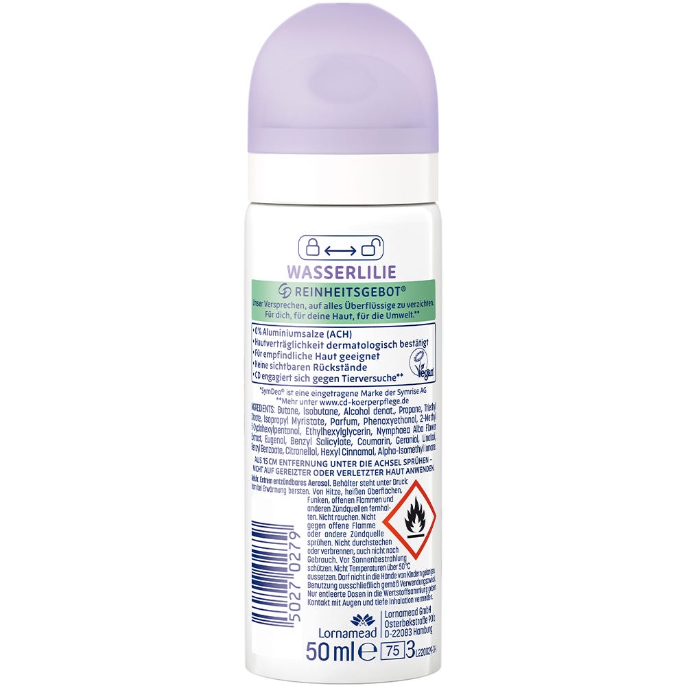 CD Deo Spray Wasserlilie 50 ml Mini