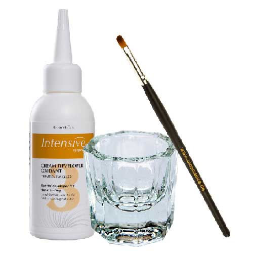 Biosmetics Entwickler, Glas, Pinsel