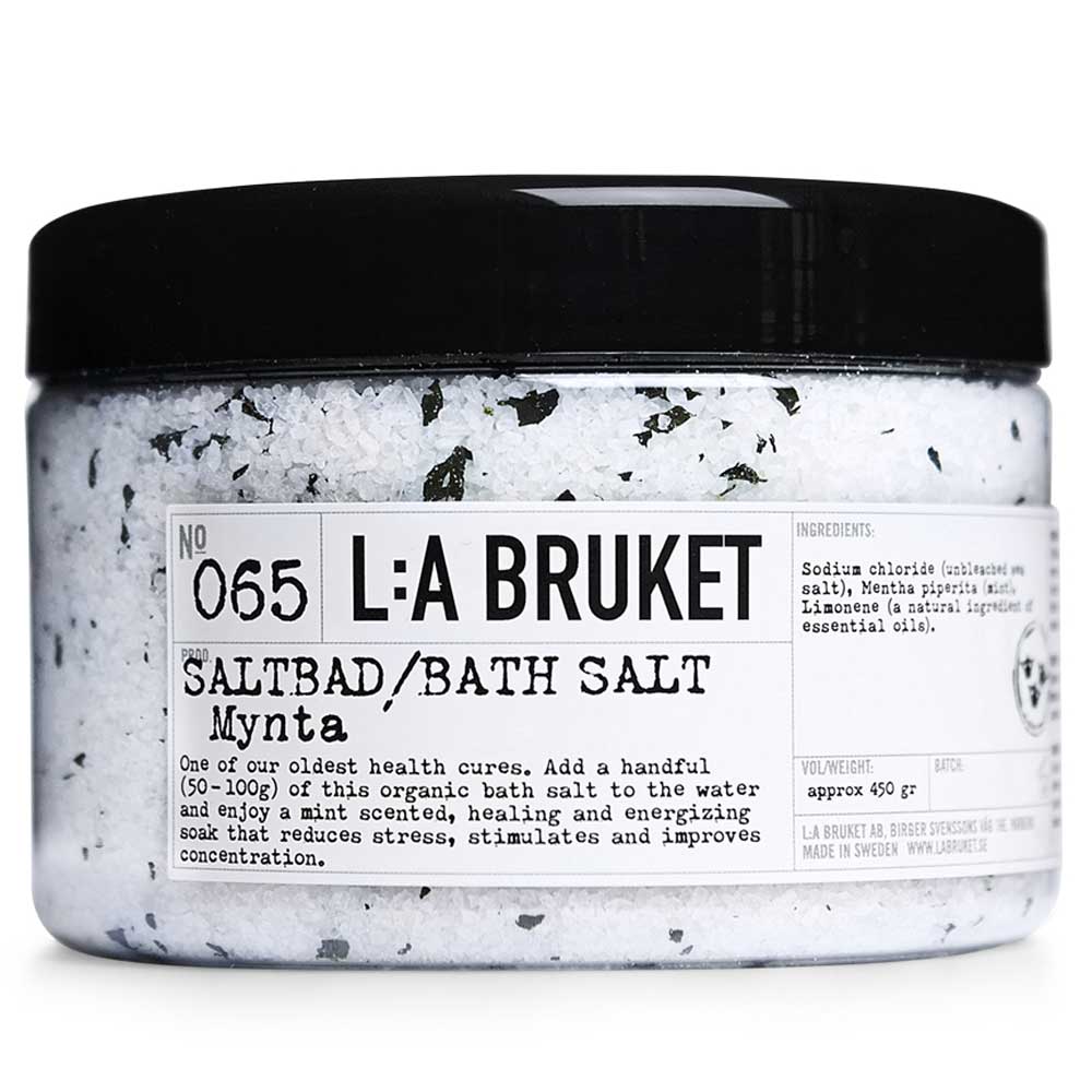 L:A BRUKET No. 65 Bath Salt Minze 450 g