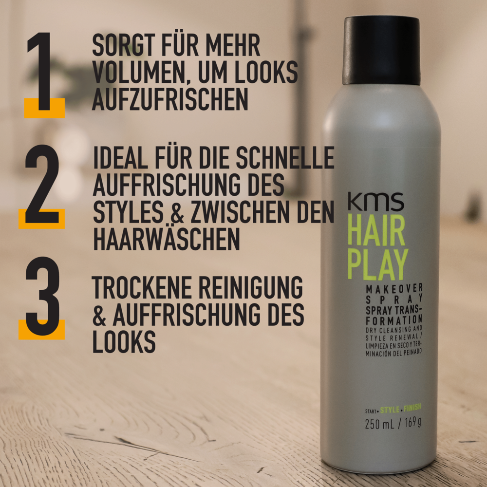 KMS Hairplay Makeover Spray 250 ml