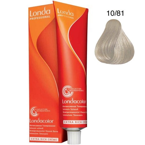 Londa Demi-Permanent Color Creme 10/81 Hell-Lichtblond Perl-Asch 60 ml