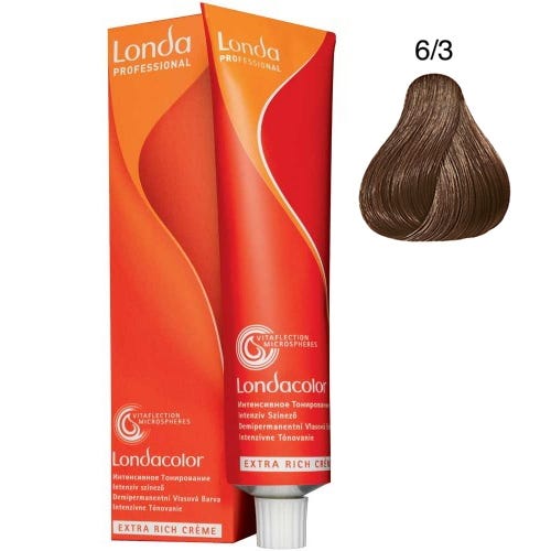 Londa Demi-Permanent Color Creme 6/3 Dunkelblond Gold 60 ml