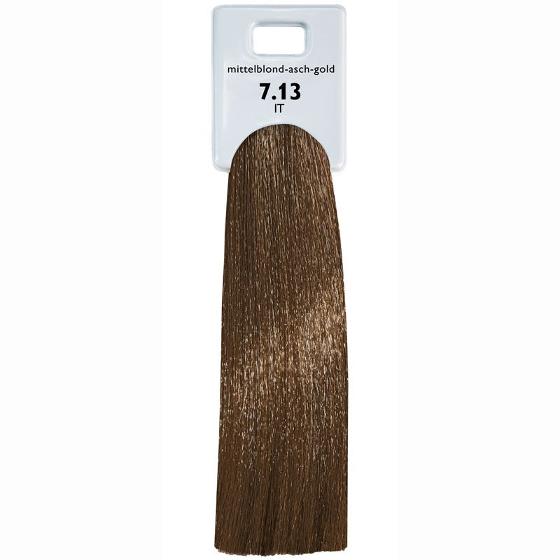 12064877-Farbe-7.13 mittelblond asch-gold