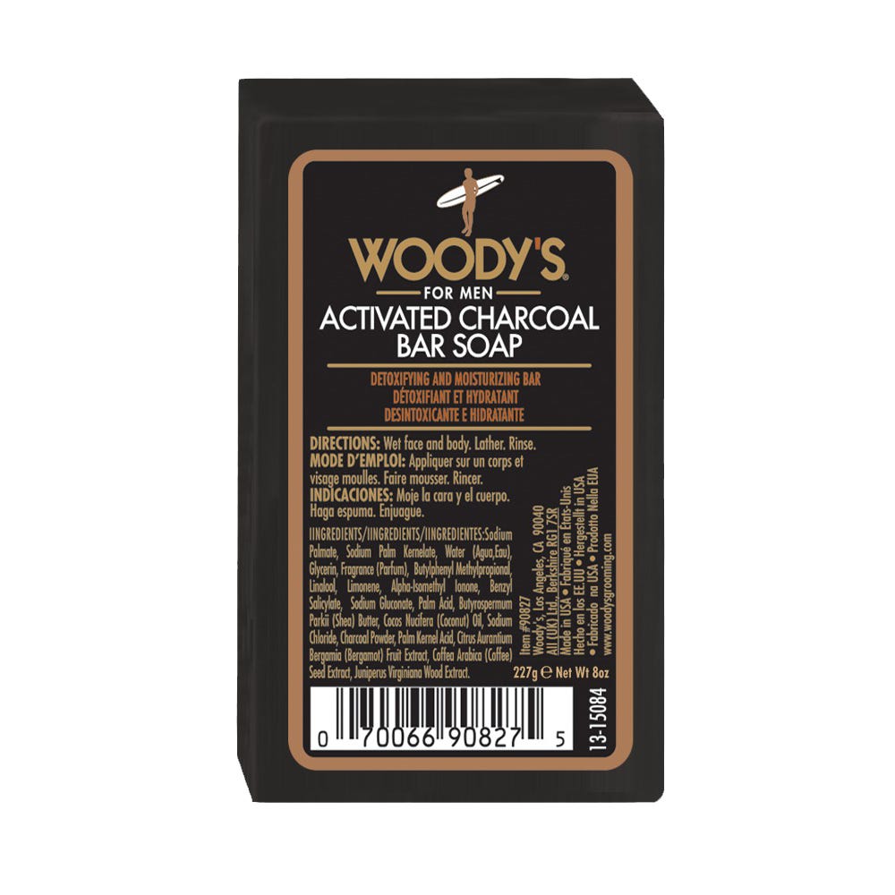 Woody's  Black Charcoal Soap 227 g