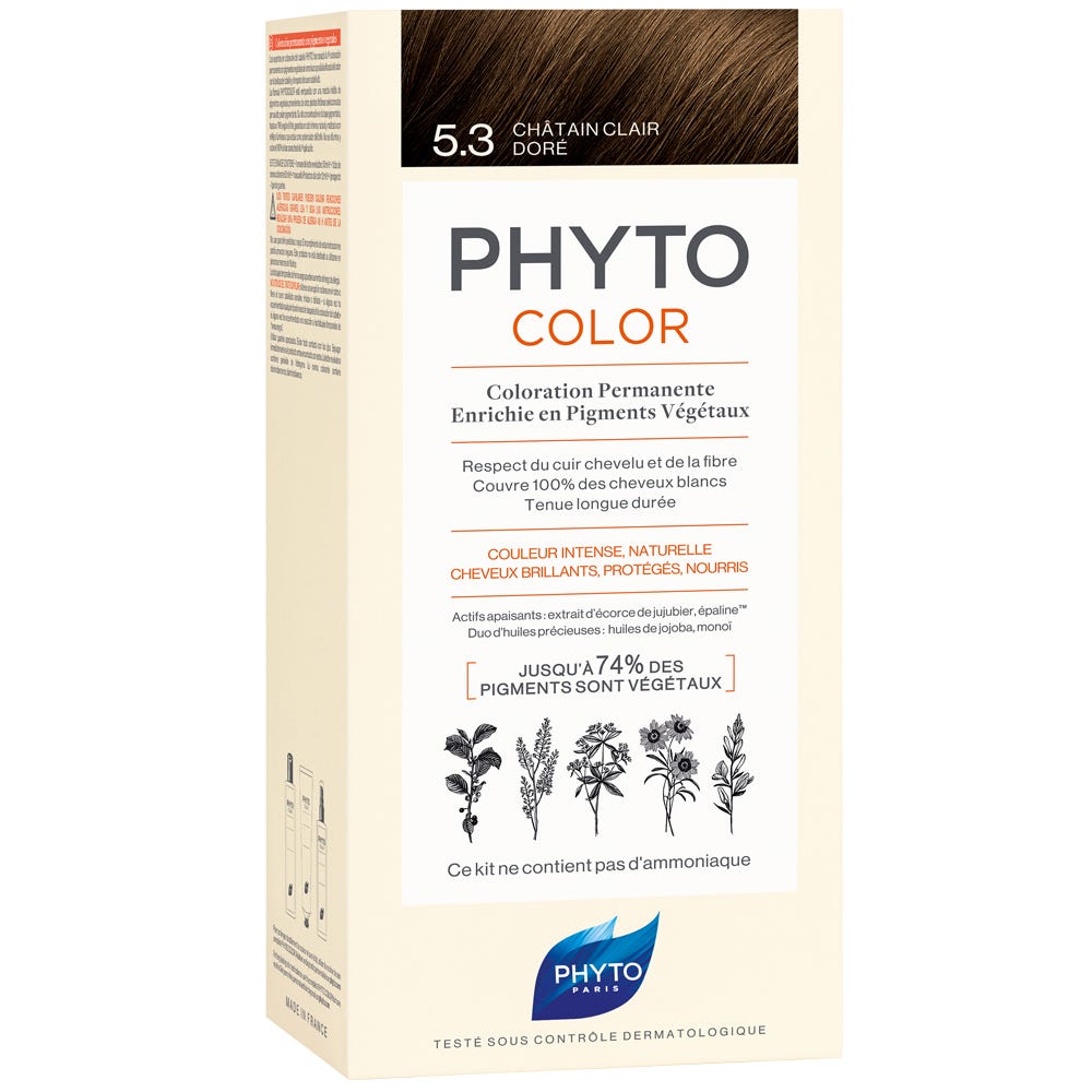 Phyto Phytocolor 5.3 Helles Goldbraun Pflanzliche Coloration