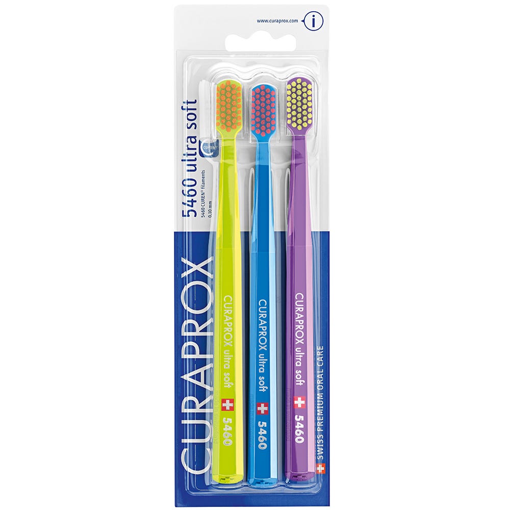 CURAPROX 5460 Ultra Soft Zahnbürste 3er Pack