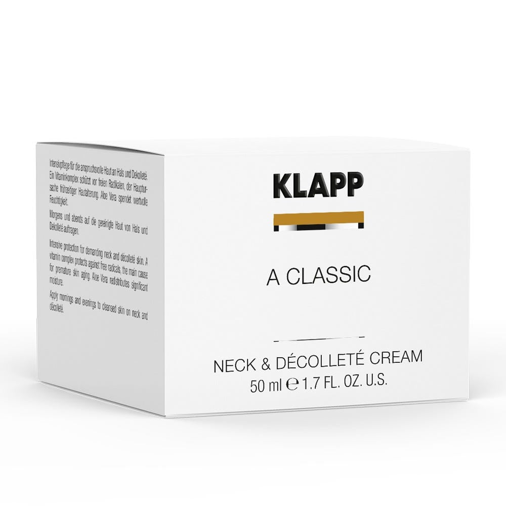 Klapp Cosmetics A Classic Neck & Décolleté Cream 50 ml