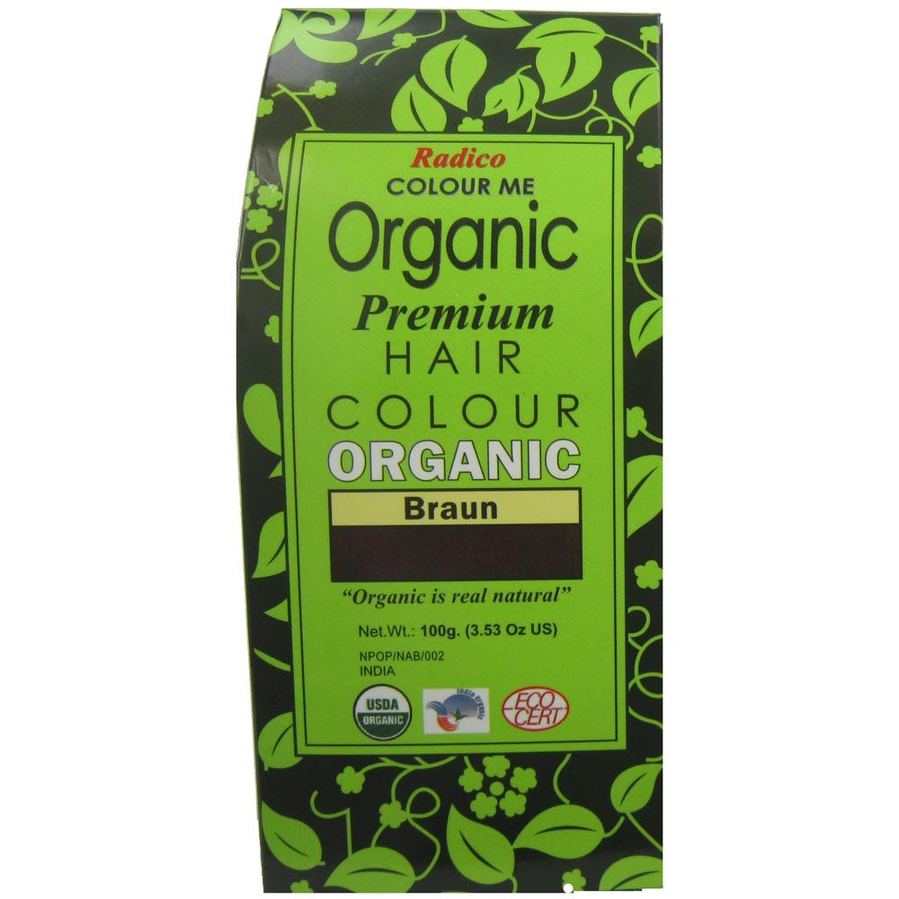 Radico Colour Me Organic Brown 100 g