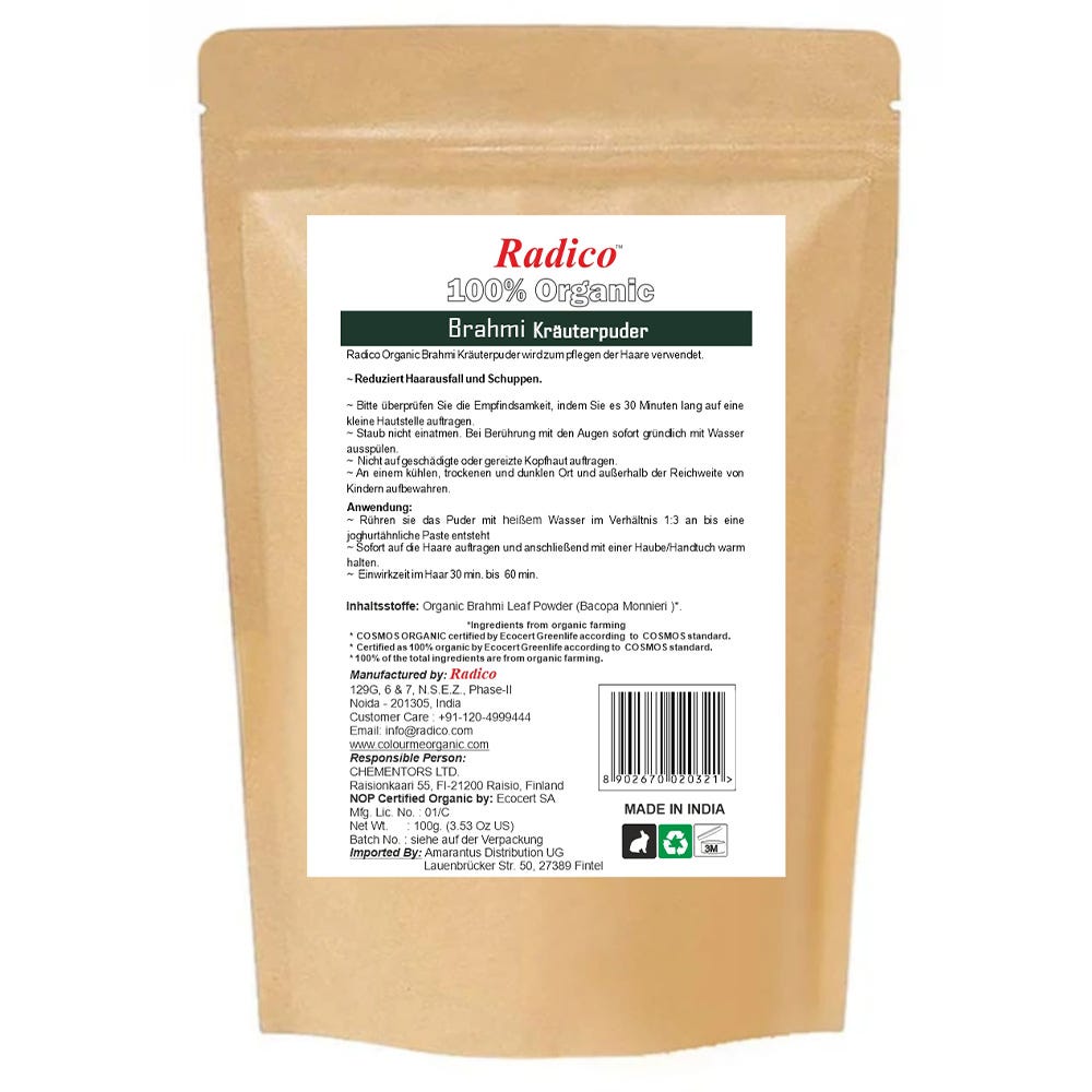 Radico Kräuterpflegepackung Brahmi 100 g