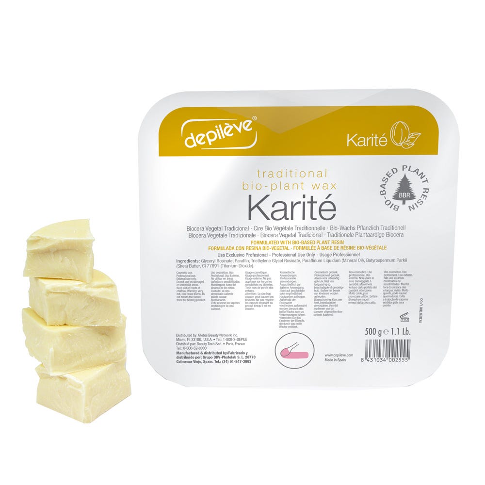 depileve Biowax Traditional Karite 2x 500 g 