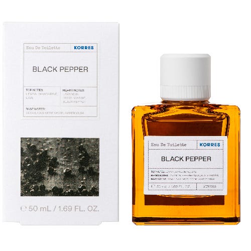Korres Black Pepper Eau de Toilette für Ihn 50 ml