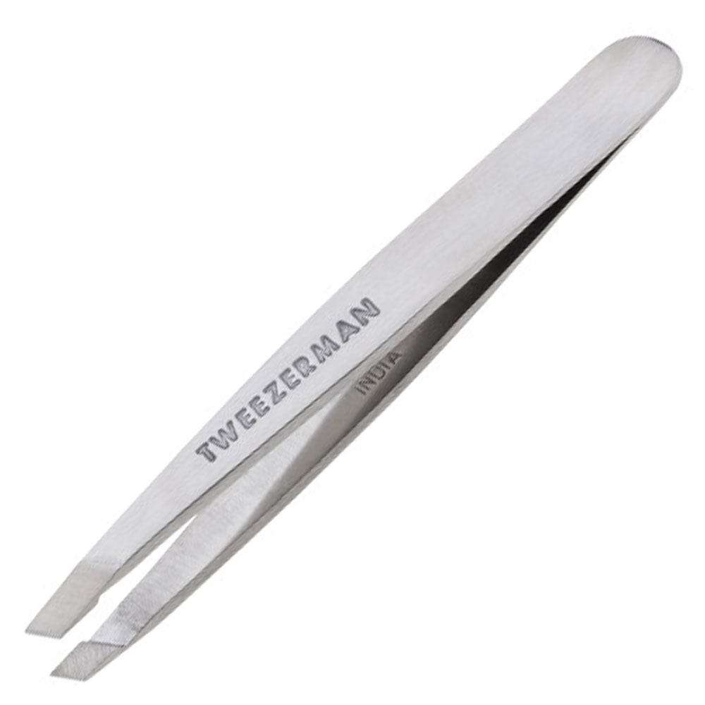 Tweezerman Studio Schräge Pinzette Edelstahl Mini