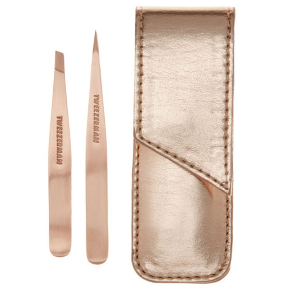 Tweezerman Studio Petite Pinzetten Set Rosé Gold