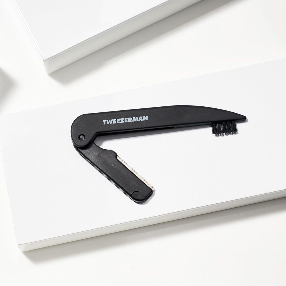Tweezerman Studio Precision Folding Rasierer Schwarz