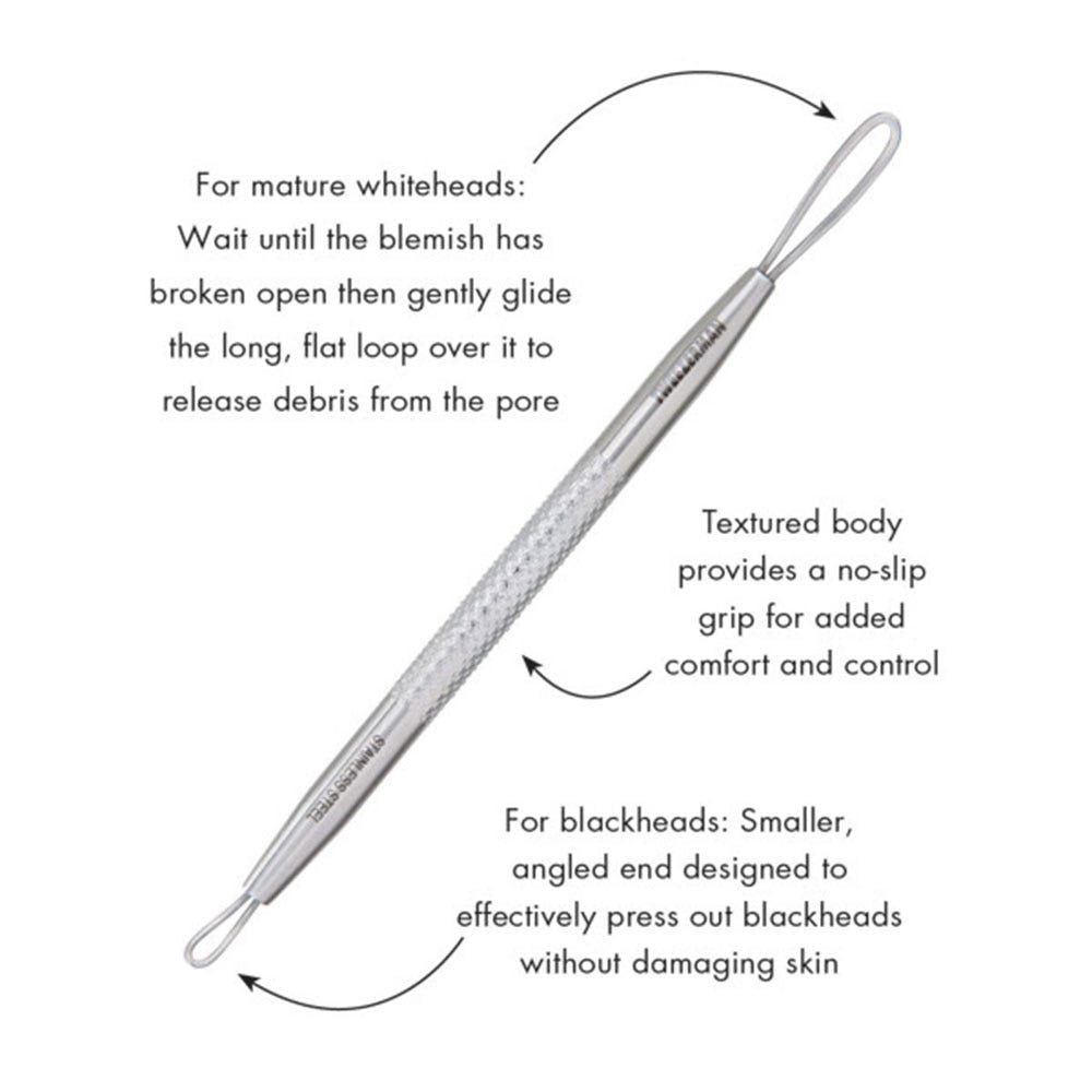 Tweezerman Studio No-Slip Skin Care Tool Edelstahl