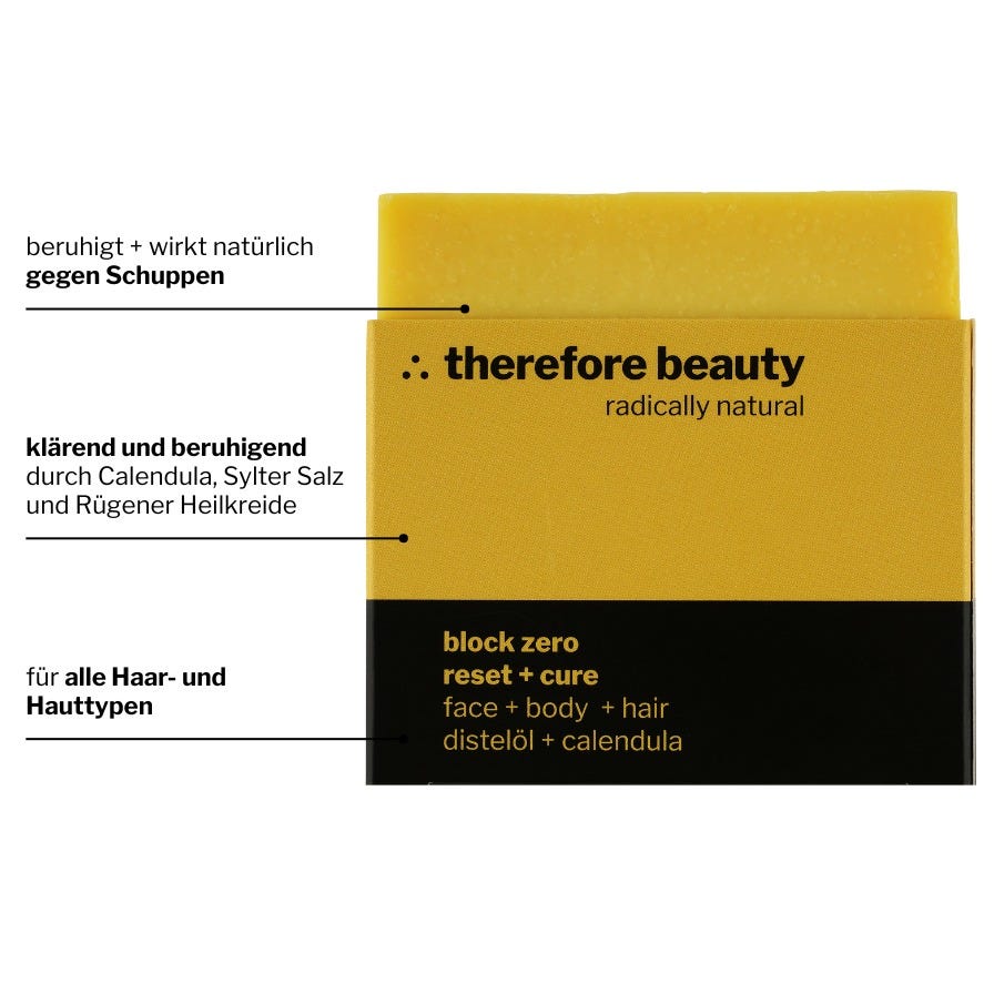 terrorists of beauty block zero - reset + cure Seife 100 g