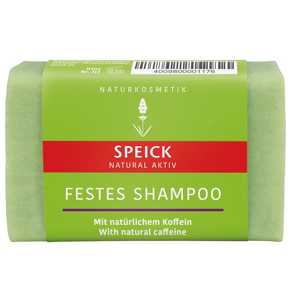 SPEICK Active festes Shampoo mit natürlichem Koffein 60 g