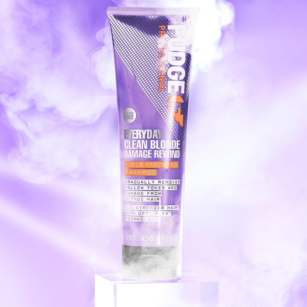Fudge Clean Blonde Damage Rewind Violet-Toning Shampoo 250 ml