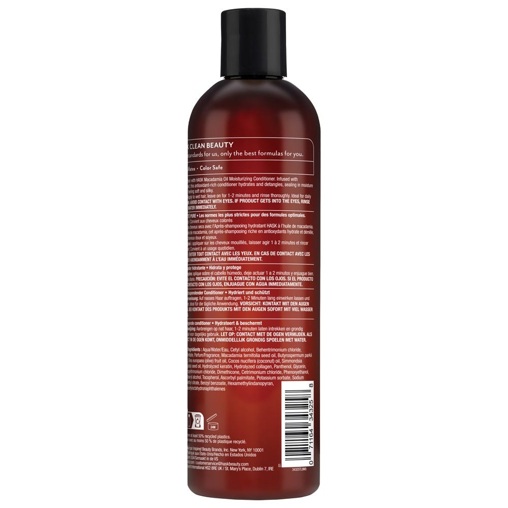 Hask Macadamia Oil Moisturizing Conditioner 355 ml