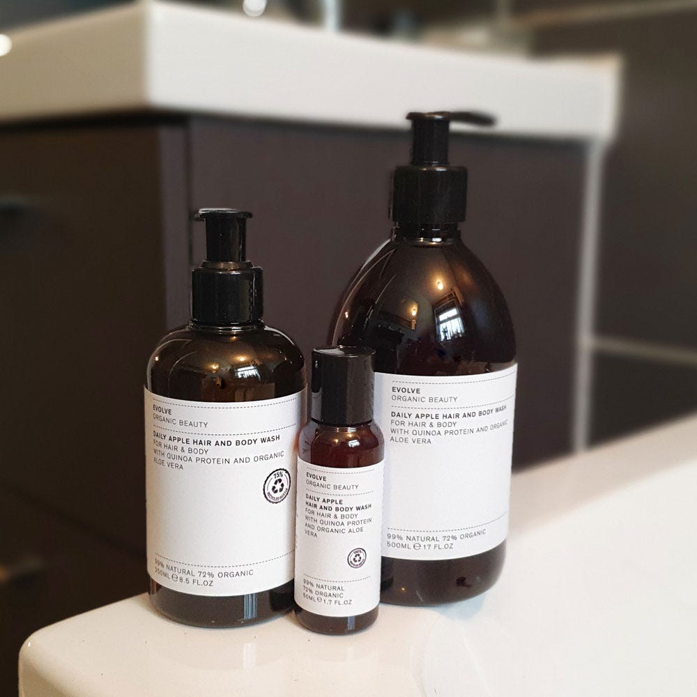 Evolve Daily Apple Hair and Body Wash
