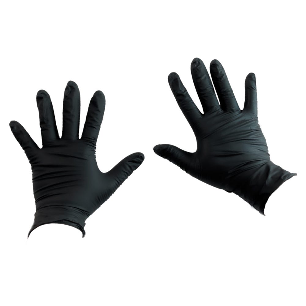 Efalock Emotion Vinyl Handschuhe Schwarz L 100 Stück