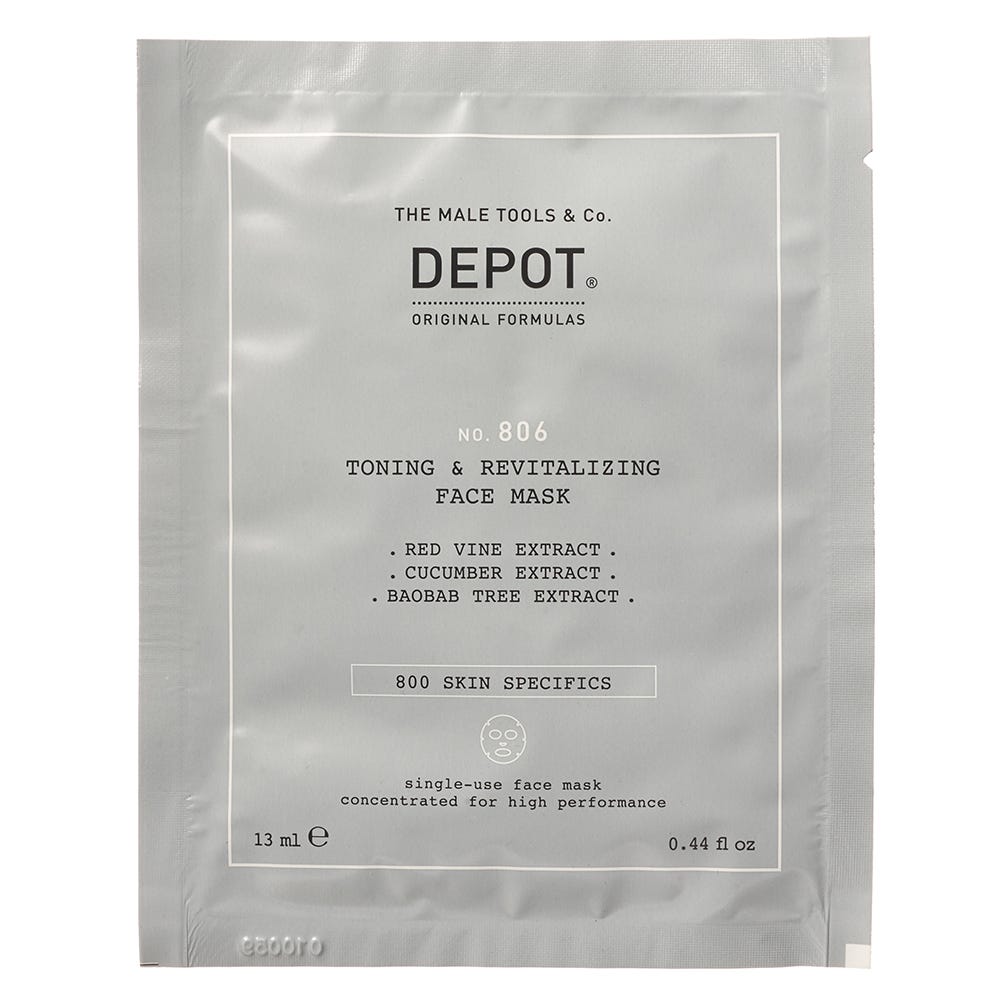 DEPOT 806 Toning & Revitalizing Face Mask Box 12 x 13 ml