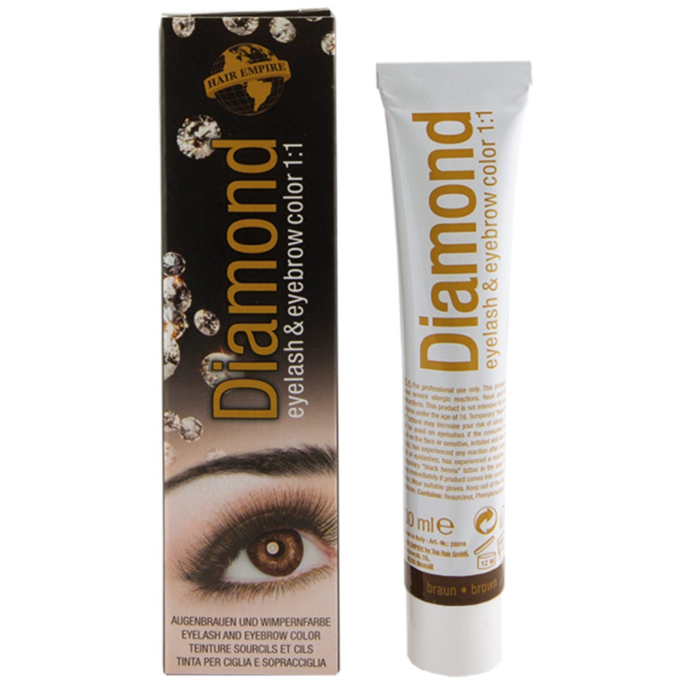 Hair Empire Diamond Color Augenbrauen & Wimpern Braun 30 ml
