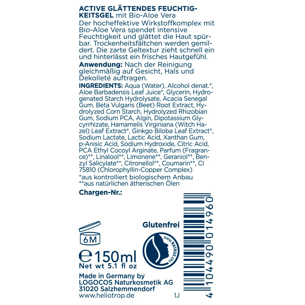 Heliotrop ACTIVE Feuchtigkeitsgel 150 ml