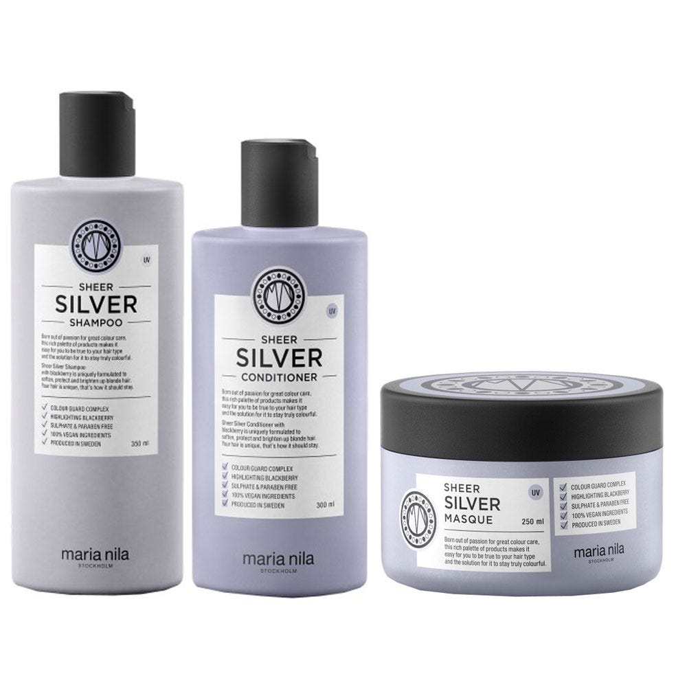 Maria Nila Sheer Silver Pflegeset