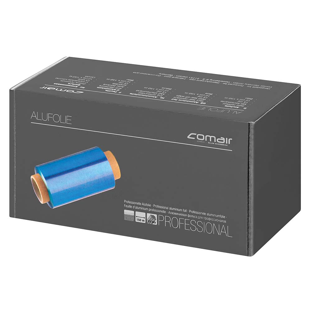 Comair Alufolie 14µ 12 cm x 150 m Rolle blau 