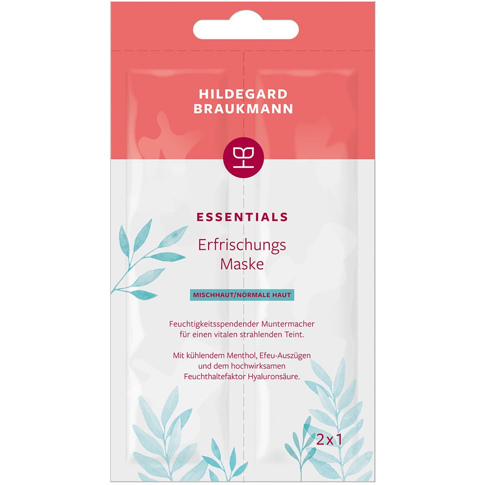 Hildegard Braukmann Essentials Erfrischungsmaske 2x7 ml