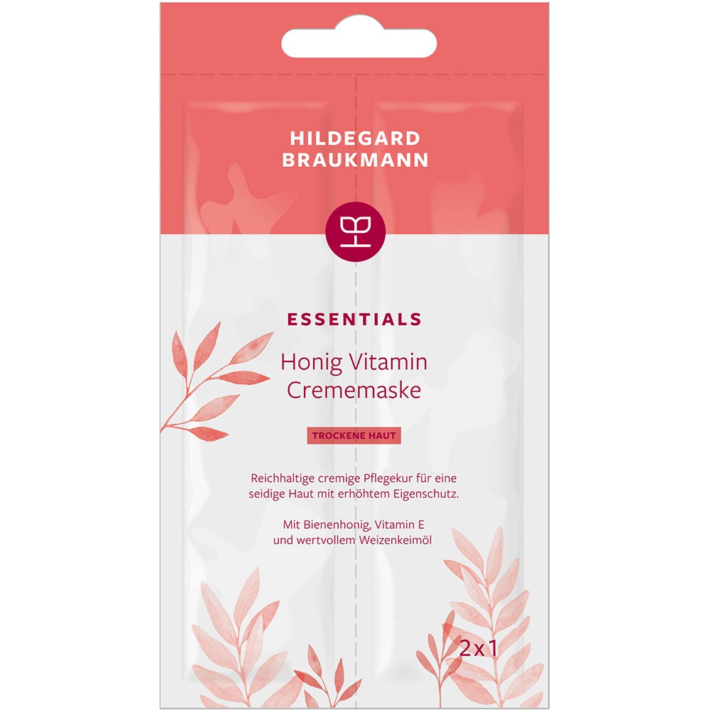 Hildegard Braukmann Essentials Honig Vitamin Crememaske 2x7 ml