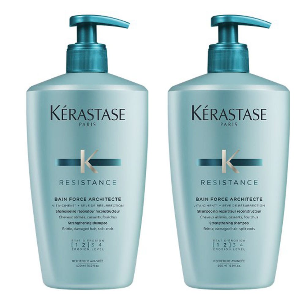 Kérastase Résistance Bain Force Architecte Bundle 2 x 500 ml