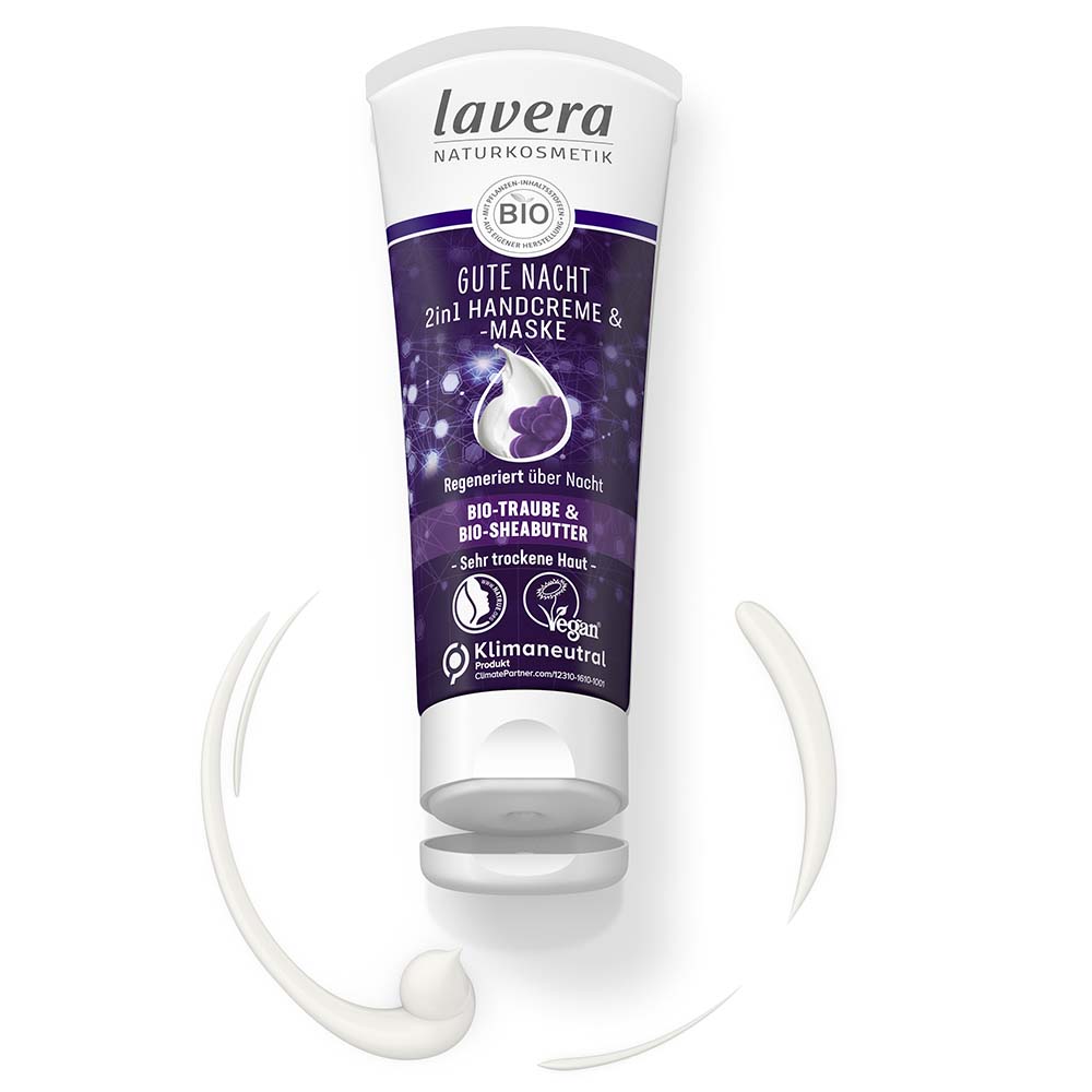 Lavera Gute Nacht 2in1 Handcreme & -maske 75 ml 