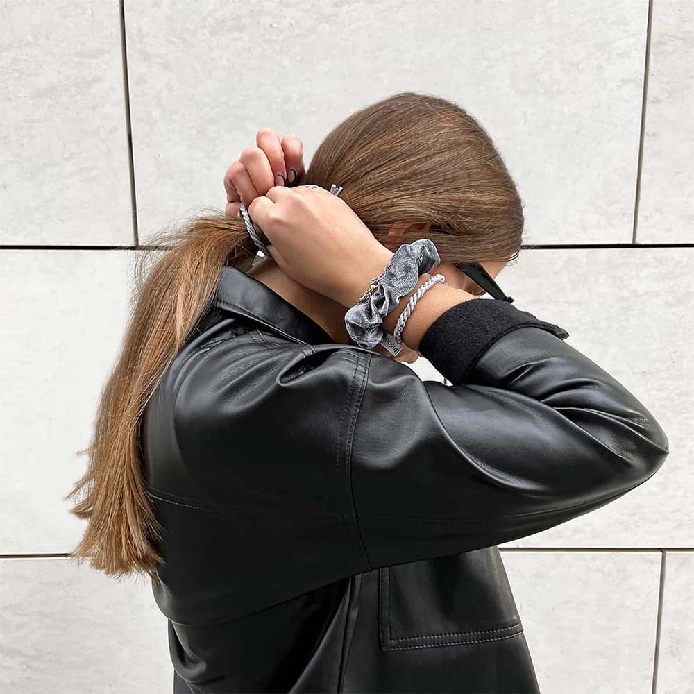 Bellody Original Velours Scrunchie Urban Grey 