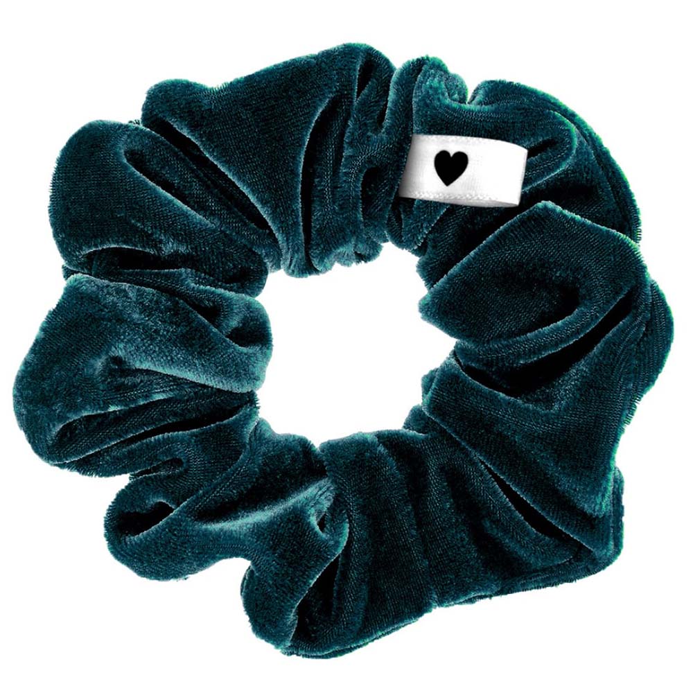 Bellody Original Velours Scrunchie Quetzal Green