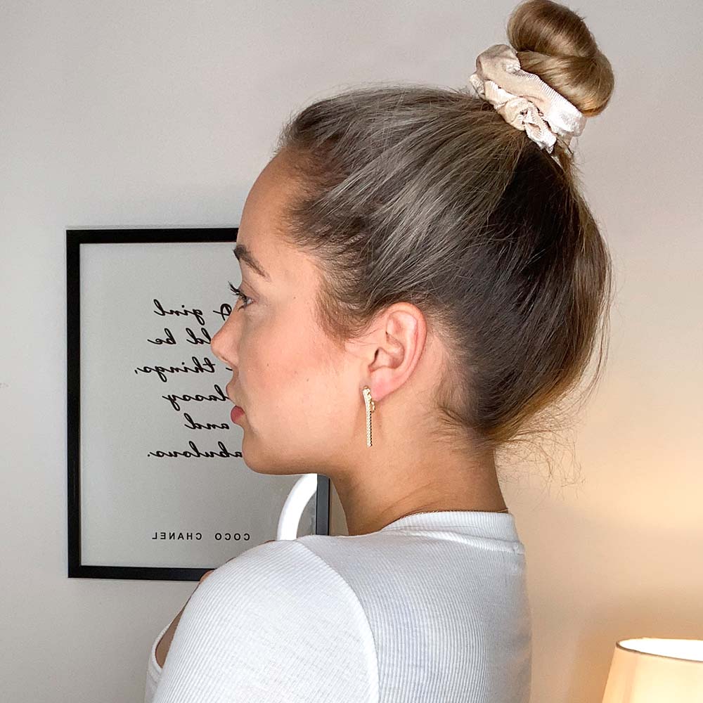 Bellody Original Velours Scrunchie Champagne Beige