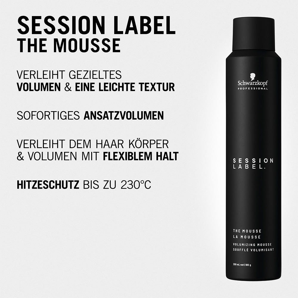 Schwarzkopf Session Label The Mousse Volumizing Mousse 200 ml
